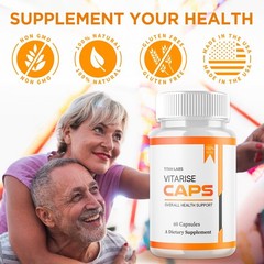 (2 Pack) Vitarise Advanced Energy & Fitness Supplement Vita Rise 120 Capsules