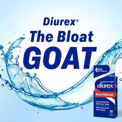 Diurex Ultra Re-Energizing Water Pills 80 Count Water Bloat Relief Diuretic