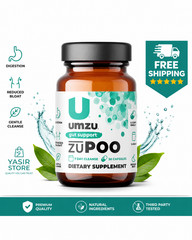 UMZU Zupoo Gut Support Colon Cleanse Dietry Supplement 30 Capsules