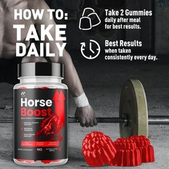 Horse Boost Gummies for Men, Official Horse Boost Male Performance Support