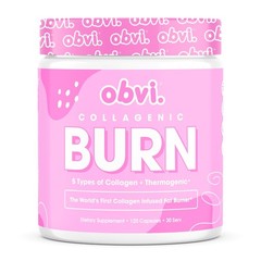 Obvi Collagenic Burn Weight Loss, Collagen Peptides Thermogenic 120 Capsules