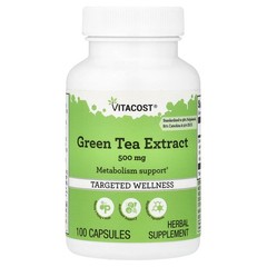 Green Tea Extract, 500 mg, 100 Capsules