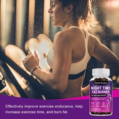 Night Time Fat Burner 60ct Weight Loss Appetite Suppressant Sleep Aid Diet Pills