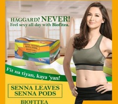 2 box BIOFITEA SENNA LEAVES SENNA PODS Slimming tea 60 Teabags Same Day Shipping