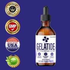 Gelatide Liquid Supplement, All Natural Formula, Gela Tide Drops (5 pack)