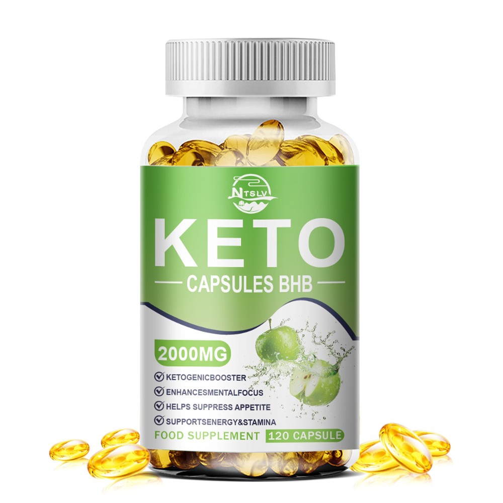 Ketosis Capsules 2000mg – Fat Burn Carb Blocker Energy Metabolism Pills Softgel