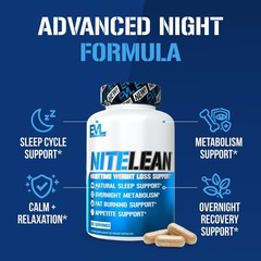 Nighttime Fat Burner for Weight Loss – Metabolism Booster & Sleep Aid with Green