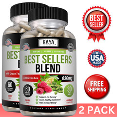(2 Pack) Best Sellers Blend 60ct – Boost Metabolism Weight Loss Energy Health