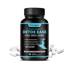 Strong Colon Cleanse Detox Vegan Capsules – High Strength Herbal Complex Pure