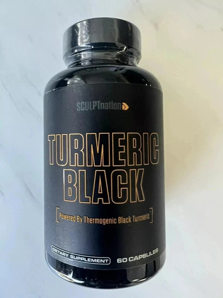 Turmeric Black Sculptnation Fatigue Muscle Build Fat Burn Bloating Treat, 2 Pack