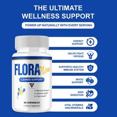 Floranew Cleansed Gummies, Flora New Daily Supplement (60 Gummies)