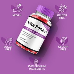 VitaRenew ACV Gummies, max Strength, Vita Renew ACV Supplement (1 pack)