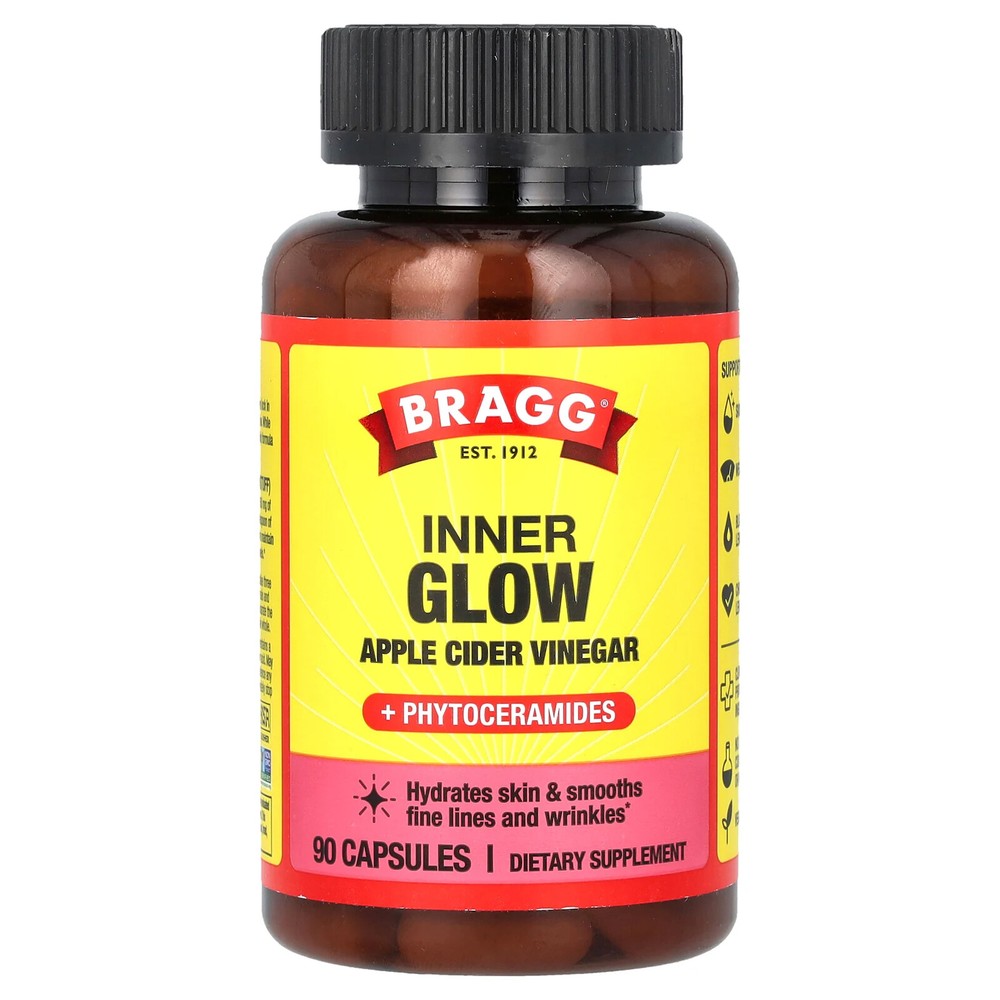 Inner Glow, Apple Cider Vinegar + Phytoceramides, 90 Capsules