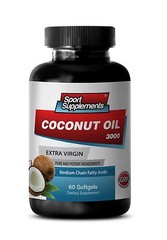 Lose Weight Fast – Coconut Oil 3000mg SS – Anti-Aging Supplements 1B