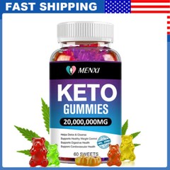 Keto Diet Gummies – Ketosis Support with BHB & Electrolytes Supplement 60pcs US