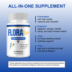 (3 Pack) Floranew Cleansed Gummies, Flora New Daily Supplement (180 Gummies)