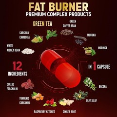 All-Natural Fat Burner Capsules for Weight Loss & Energy – 2- Supply