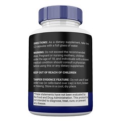 Nitric Boost Blood Flow Pills, Male Supplement, 1 Month Supply (1 Pack)