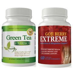 Green Tea Metabolism Support Weight Management & Goji Berry Immune Supplement