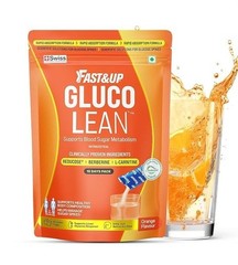 Fast&Up Glucolean Blood Sugar Support Metabolism Berberine ACV 15 Sticks