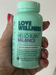 NEW Love Wellness Hello Burn Balance Blood Sugar Metabolism Support Exp 10/2026