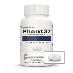 1 Bottle – Phent37 – Diet Pills Fat Burner, Weight Loss Formula