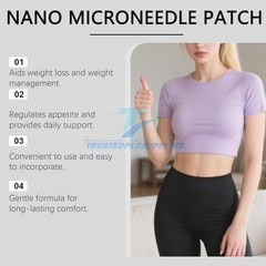 3-Pack Moringa Berberine NAD+ Weight Loss Patches Advanced Nano Microneedle
