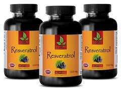Resveratrol Supreme 1200 mg – Anti Aging – Advanced Antioxidant – 3 Bottles