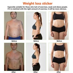60pcs Health Slim Patch Weight Loss Slimming Diets Pads Detox Burn Fat Adhesive