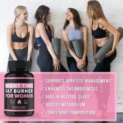 Weight Loss New HOT UK~2025 Supplement for women 3X Night Time Fat Burner