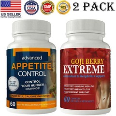 Appetite Control Goji Berry Immune Support Weight Management Supplement 60 Caps
