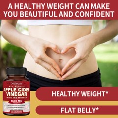 Apple Cider Vinegar Capsules with Mother – 30/60/120 Capsules Weight Loss