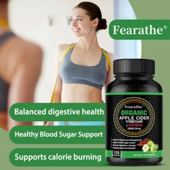 1800mg Apple Cider Vinegar Capsules Plus Saffron Extract