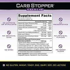 Carb Stopper Extreme: Starch & Sugar Blocking Complex | Perfect for Keto Diet