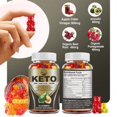 Keto Gummies Diet Weight Loss 60ct Night Time Fat burner Appetite Suppressant US