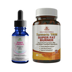 Shape Control Weight Management & Turmeric Curcumin Metabolism Support 60 Caps