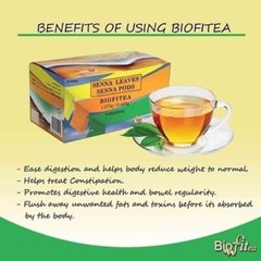 2 Boxes BIOFITEA Slimming Senna Herbal Tea Weight Loss 30 Bags