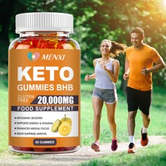 20,000MG Keto BHB 60 Gummies Diet Pills Advanced Weight Loss Burn Fat Detox Keto
