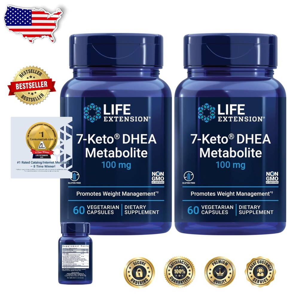 Elite 7-Keto DHEA 120ct – Support Healthy Weight, Boost Energy, USA Made