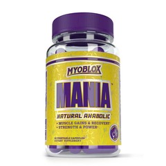 MyoBlox Mania Natural Turkesterone Epicatechin Lean Muscle Builder 90 Capsules