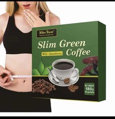 2 Pack SLIM GREEN COFFEE With Ganoderma HEALTHY WEIGHT LOSS.