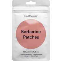 Kind Patches Berberine Patches Metabolic Support 30 Count Vegan 1 Month Supply