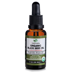 Black Seed Oil 1 oz – USDA Organic 100% Pure Cold Pressed Cumin Nigella Sativa