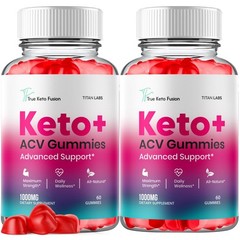 (2 Pack) True Keto Fusion ACV Gummy 1000MG TrueKetoFusion Supplement 120 Gummies