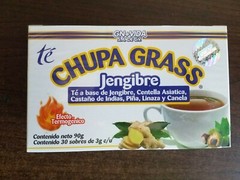 NEW TEA CHUPA GRASS GINGER THERMOGENIC EFFECT 30 TEA BAGS HORSE CHESTNUT 02/2029