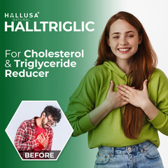 HALLTRIGLIC – Cholesterol & Triglyceride Levels – Cellular Function – 60 caps
