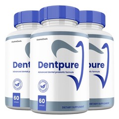 DentPure Capsules, High Strength Oral Health Formula, Dent Pure Pills (3 Pack)