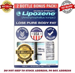 Lipozene Maximum Strength Weight Loss Supplement, 1500 mg, 60 Capsules