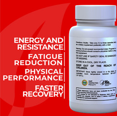 ENERGY – Enhance Vitality, Stamina & Mental Focus – Performance Booster – 60 Cap