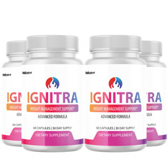 Ignitra- Keto & Weight Support- 4 Bottles- 240 Capsules